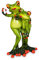 formano Lustiger Frosch Selfie in hellgrün 20cm - EIN Spass für jeden Handyfreund lustige Frösche Figur Frosch