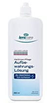 Lenscare Kontaktlinsenreiniger - Aufbewahrungs-Lösung für Desinfektion, Lagerung und Nachbenetzung von Hartlinsen