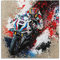 HAYME Motorrad Kunstwerk Poster für BMW S1000RR Super Motorrad Dekorative Malerei Leinwand Wand und Kunstbild Familie Schlafzimmer Dekor 40 x 40 cm