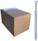 D-Work Chevilles à frapper NHS D. 8 x 120 mm avec Vis Tête Fraisée - 100 pièces - 120 mm x 8 mm - 50 mm - Tête fraisée en 10 mm - Chevilles robustes pour tous vos projets de bricolage