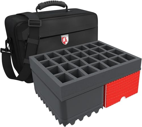 Feldherr Maxi Tasche mit Lagerbox TCHS105 kompatibel mit The Witcher: Old World - Deluxe Edition - Transportschutz und Sortierhilfe für Miniaturen + Zubehör