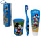 Zahnpflege-Set für Kinder, Disney Micky Maus, 4 Stück, Handzahnbürste, Zahnpasta, Glas, Tasche