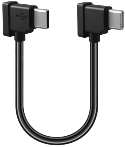 USB-C auf USB-C Fernsteuerungskabel für DJI RC-N1/N1C/N2/N3, 15 cm 90° OTG Datenkabel für Mini 2/2 SE/3/3 Pro/4K/4 Pro/5 Pro, Air 2/2S/3/3S, Mavic 3/3 Classic/3 Pro, Neo/Neo 2, Flip
