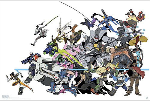 ABYstyle - OVERWATCH - Poster - Alle Figuren (91.5x61)