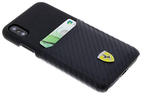 Ferrari FESPAHCPXBK CG Mobile Handyhülle für Apple iPhone X schwarz