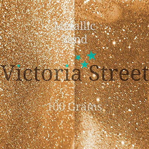 Victoria Street Glitter - Metallic Sand - Fine 0.008 / 0.2mm (Beige Gold Sand)[100 Grams]