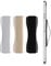 CLM-Tech Smartphone Fingerhalter 3er Set Einhandbedienung, 3 x Handy Halterung, Handygriff selbstklebend, Fingerhalterung Handy Silber Gold Schwarz
