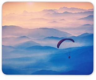 Destination Vinyl Ltd Beautiful Paragliding Mouse Mat Pad - Sunset Clouds Gliding Gift Computer #14167