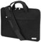 TECHGEAR Housse Urban Dash pour PC Portables 14 - 14.6 - Sacoche Multi-Fonctionnelle avec Bandoulière, Sangle Attache Bagage et Poignées Suppressibles, Housse Organisatrice avec Poches [Noir]