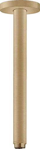 hansgrohe Deckenanschluss S für Regendusche, Anschluss Kopfbrause 30 cm, Brushed Bronze