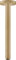 hansgrohe Deckenanschluss S für Regendusche, Anschluss Kopfbrause 30 cm, Brushed Bronze