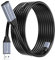 BlueRigger USB 3.0 Extension Cable (10M, Active, 5 Gbps, In-Wall CL3 Rated, Type A Male to Female Adapter Cord, USB-A EXT) - Long USB Repeater Extender for VR, Printer, Hard Drive, Keyboard, Xbox