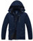 donhobo Herren Winterjacke Warm Gefüttert Softshell Jacke Wasserdicht Snowboardjacke Outdoorjacke Winterparka Skijacke Funktionjacke Kapuzenjacke Marine M