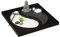 Atmosphera - Zen-Garten - Holz - schwarz - 23-5x7-5 cm - Schwarz