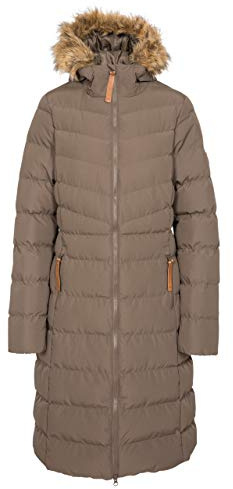 Trespass Womens Padded Casual Jacket Audrey Khaki Tone in Size - 18