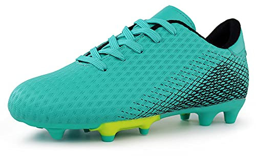 Hawkwell Unisex Kinder Fußballschuhe Trainingsschuhe, für Jungen und Mädchen Grün,EU 34