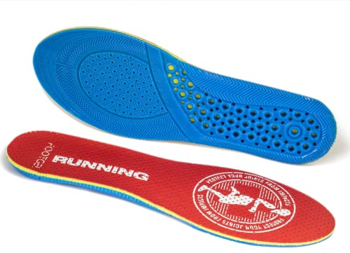 Footgel - Running Einlegesohlen | Gel Einlegesohlen Herren/Damen Atmungsaktiv, Komfortabel | Stabilisierend, Beugen Verletzungen vor, Schmerzen in Füßen, Knien und Lendenwirbeln | Größen 39 bis 42