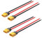 ELFCULB 2 Paar XT60 Stecker mit 12AWG Kabel,XT60 Männlich und Weiblich für RC Lipo Drohne Batterie Kabel(15 cm)