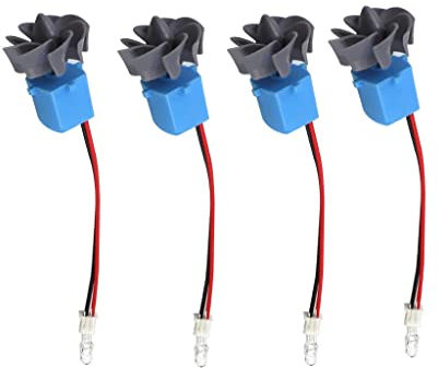 Fenteer 4X Mini Generador de Agua Eólico Motor Micro Generador de Turbina Eólica Kit de Enseñanza