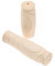 1 Paar ergonomisch geformte Fahrrad Lenker Griffe 125mm 92mm Creme beige