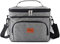 Grafner Premium Kühltasche 15L, 2 Fächer Schultergurt Tragegriff, stabiles 900D Oxford, PEVA-Material: Wasserdicht abwaschbar Beste Isolierung, Picknick Tasche Lunchbag EIS Schule Arbeit Outdoor