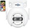 Hiseeu 【10X Zoom Digitale 2.5K 4MP PTZ Telecamera Wi-Fi Esterno, 2,4 GHz WiFi IP Videocamera Sorveglianza con Visione Notturna a Colori 20M, Tracciamento Auto Rilevamento Umano, Funziona con Kit