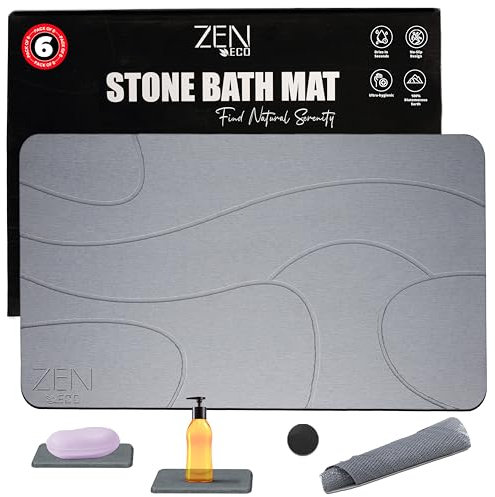 ZEN-ECO Badematte Stein