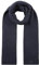 TOM TAILOR Herren Basic Schal aus Rippstrick, 13160 - Knitted Navy Melange, ONESIZE