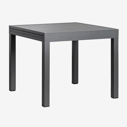 SKLUM Gartentisch 90-180x90 cm ausziehbar Aluminium Starmi -