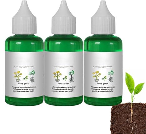 Pisheng Solution liquide d'activation des plantes et des fleurs, supplément universel favorisant la croissance des plantes, engrais liquide pour plantes (3 pièces), 18989
