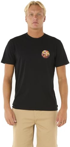 Rip Curl Herren Wettie Passage Icon T-Shirt, Schwarz 251, XL
