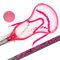 Franklin Sports Kids Mini Lacrosse Stick + Ball Set - Venom Youth Plastic Lacrosse Stick for Beginners - Perfect Set for Kids + Toddlers - Pink