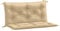 vidaXL Gartenbank-Auflagen 2 STK. Melange Beige 100x50x7 cm Stoff