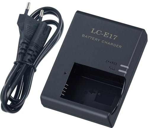 LC-E17 Chargeur de batterie pour Canon LC-E17 LP-E17 pour EOS Rebel T7i T6i T6s SL3 SL2 77D 8000D 800D 760D 750D 200D M6 M5 M3 Kiss X8i Appareil photo reflex numérique et plus encore