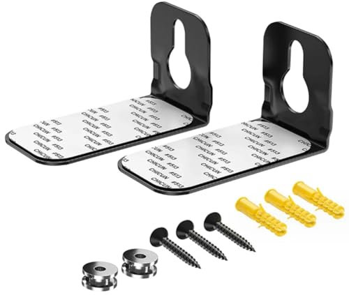 Cpolebev Universal Bracket Suitable for Long Sound Bar Speakers, Home Theater Speaker Brackets Easy to Use