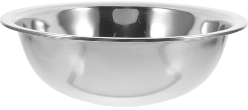 ORFOFE Mehrzweck Edelstahlbecken 29cm Fußbadewanne Und Wäschewanne Aus Rostfreiem Stahl Großes Wasserfassendes Fußwaschbecken Für Haushalt Und Reisen