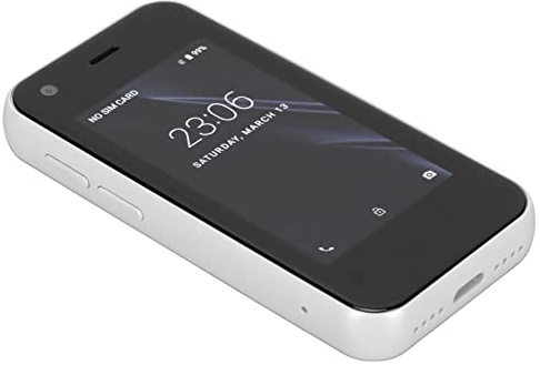 Tangxi Super Mini Smartphone, Téléphone Débloqué 3G WCDMA Android Mobile 2,5 Pouces Écran Tactile 1 Go de RAM 8 Go ROM Double SIM WiFi Bluetooth Hotspot Ultra Mince Poche pour Carte (Perle Blanche)