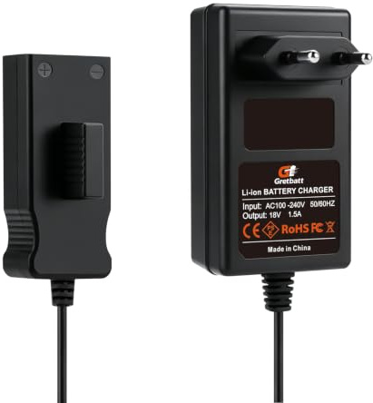 18V Akku Ladegerät für Gardena 18V Akku (Nicht für NI-MH/NI-Cd Akkus) | Ladegerät für Gardena 18V BLi-18 9840-20