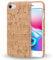NALIA Kork Hülle kompatibel mit iPhone SE 2022 / SE 2020/8 / 7, Natur-Holz Hardcase Cover Muster Schutzhülle Dünn, Holzhülle Handy-Tasche Cork Case Backcover Handyhülle, Motiv:Light Cork