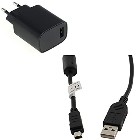 bg-akku24 Ladegerät und Ladekabel,USB-Kabel für Olympus TG-1,TG-2,TG-3,TG-4,TG-320,TG-620,TG-630,TG-810,TG-820,TG-830,TG-835,TG-850,TG-860,TG-870,SH-1,SH-2,SH-21,SH-50,SH-60,CB-USB5/CB-USB6/CB-USB8