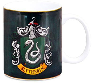 Logoshirt Film, Harry Potter, Slytherin, Logo, klassisch, Porzellantasse, mehrfarbig, originelles Lizenzdesign
