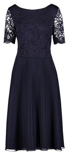Vera Mont Damen 0113/4825 Partykleid, Blau, 50
