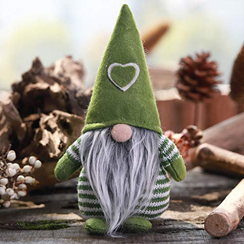 Ansenesna Wichtel Figuren Stehend Weihnachts Stoff Zwerge Weihnachten Schmuck Deko Niedlich Weihnachtspuppe