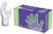 Maxter Lot de 100 gants jetables en latex poudrés Blanc Taille L
