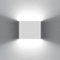 KAWELL 6W Modern Wandlampe LED Wandleuchte Up Down Aluminium Wandbeleuchtung Wasserdicht IP65 Innen Außen für Schlafzimmer Badezimmer Wohnzimmer Flur Treppen Korridor, Weiß 6000K