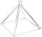 KACYDI Clear Quartz Crystal Singing Pyramid (3 inch - 20 Inch) Healing Musical Instrument with Carry Case Bag for Sound Healing Meditation