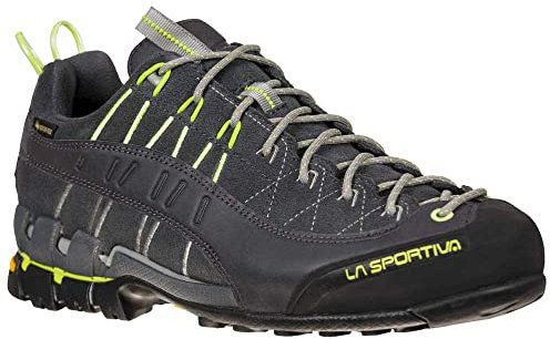 LA SPORTIVA M Hyper GTX Grau - Gore-Tex Technischer Herren Zustiegsschuh, Größe EU 45 - Farbe Carbon - Neon