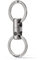 KeyUnity KA15 Doppelend-Swivel-Schlüsselanhänger-Anschluss, drehbarer Titan-Schlüssel-Organizer-Linker für Karabiner, Windspiel, Pflanze, DIY-Zubehör