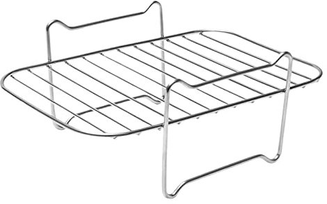 tedious Air Fryer Rack for Ninja Foodi DZ201/DZ401 | Stainless Steel Multi-Layer Stackable Dehydrator Rack | Compatible with Ninja Foodi Dual Basket Air Fryers Accessories