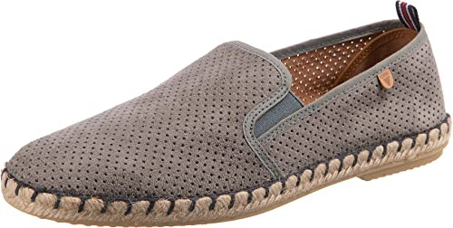 VERBENAS Herren Slipper Schuhe Tom Hole Slipper Textil Freizeit Elegant Slip-Ons Uni Tom Herren Slipper beige